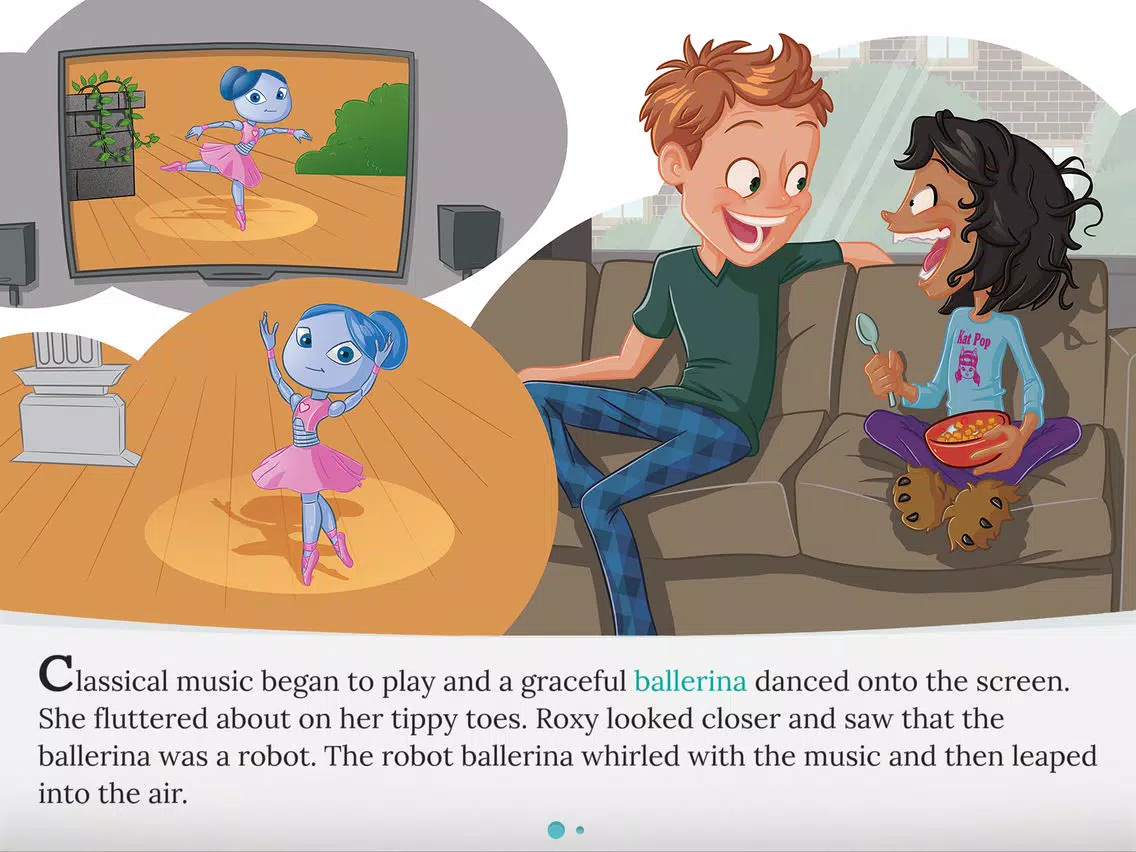 Roxy and the Ballerina Robot iPad  स्क्रीनशॉट