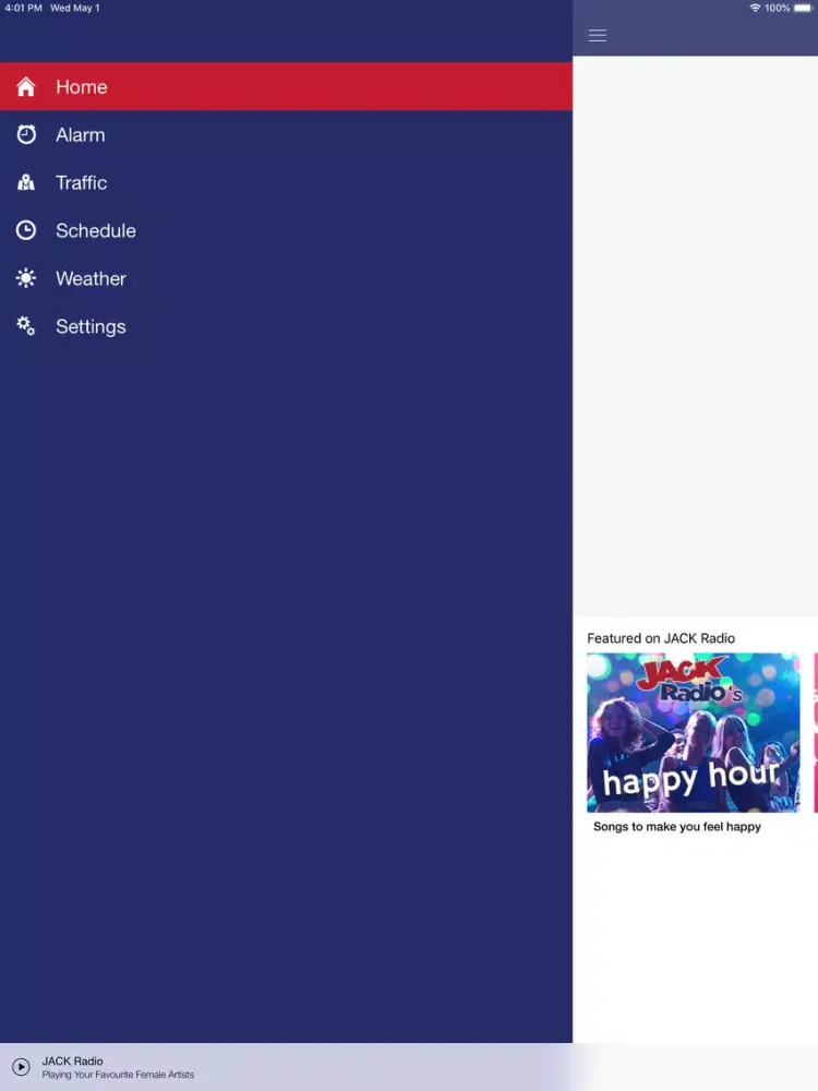 JACK Radio iPad  स्क्रीनशॉट