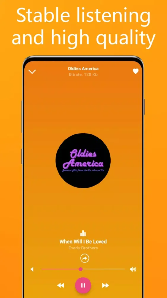 Capturas de pantalla de 50s 60s 70s Oldies Music Radio