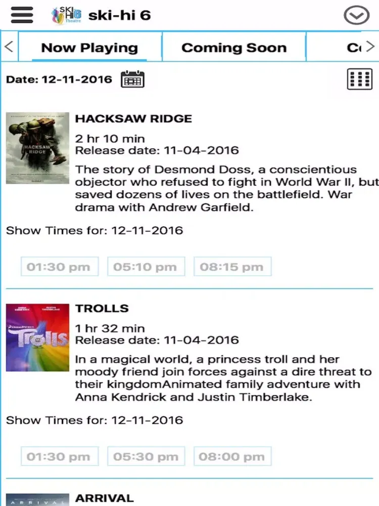 Screenshot di Ski Hi 6 Theatre iPad 
