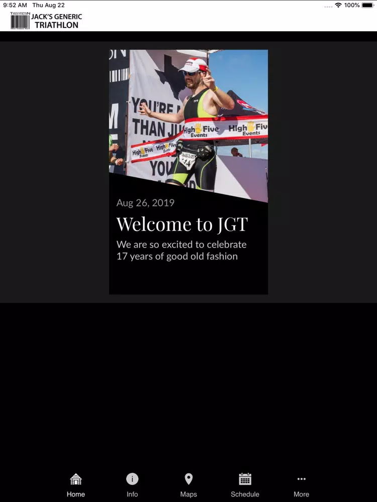 Jack's Generic Triathlon iPad 應用截圖