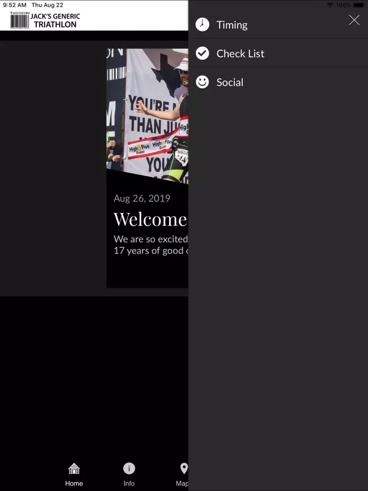 Jack's Generic Triathlon iPad  স্ক্রিনশট