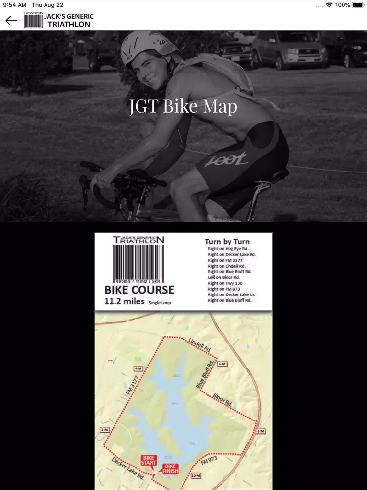 Jack's Generic Triathlon iPad  স্ক্রিনশট