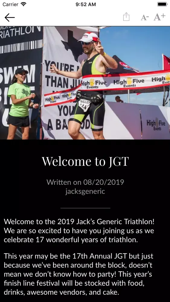 Jack's Generic Triathlon স্ক্রিনশট
