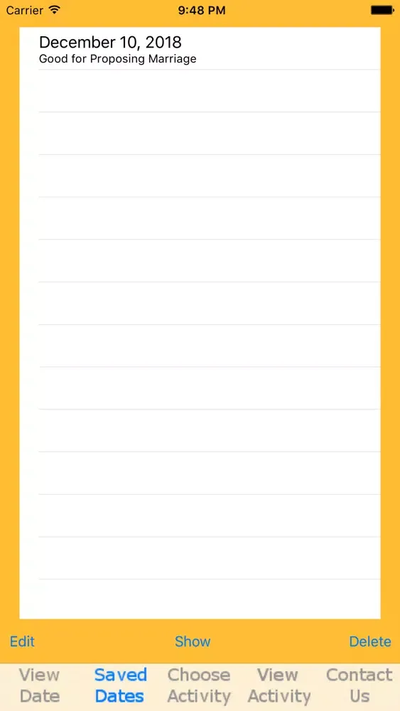 Capturas de tela do Feng Shui Calendar 2018