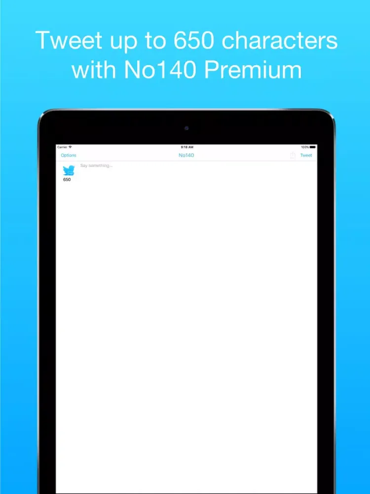 No140 - Make Longer Tweets iPad 应用截图