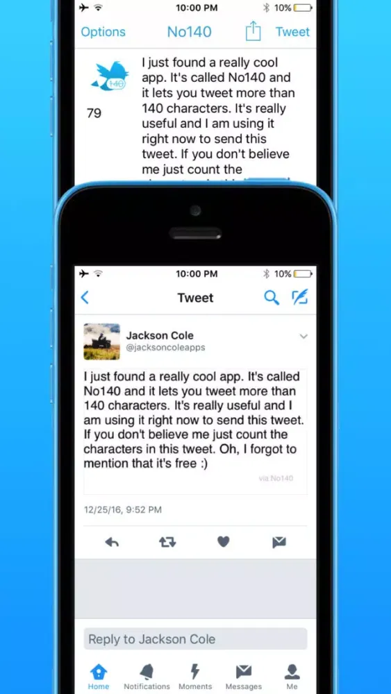 No140 - Make Longer Tweets应用截图