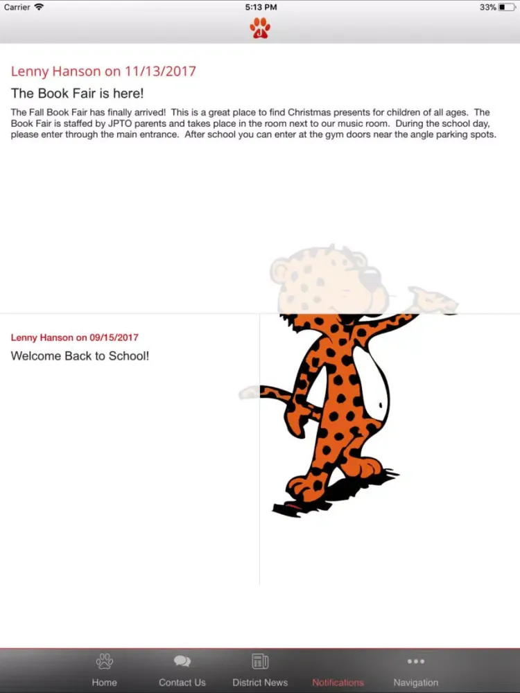Jackson Elementary School iPad 應用截圖