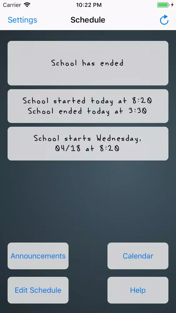 Lowell Schedule スクリーンショット