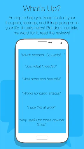 What's Up? - Mental Health App Screenshots