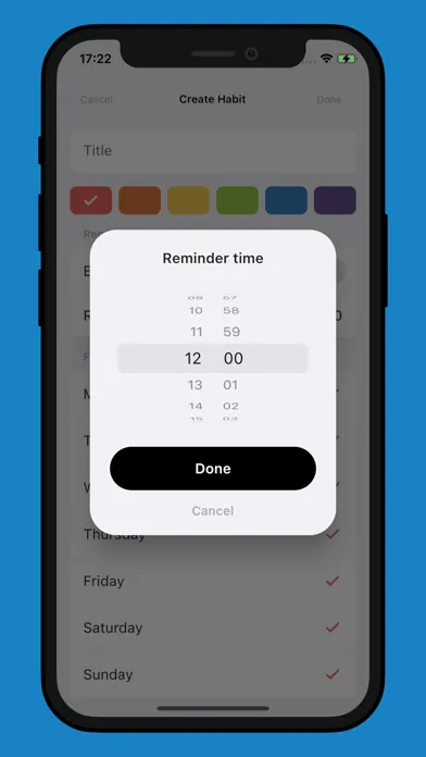 Trait: Habit tracker & streaks 스크린샷