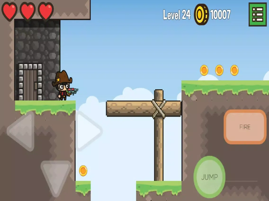 ภาพหน้าจอของ Cowboy Zombie Shooter iPad 
