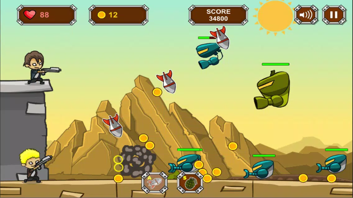 Tangkapan skrin Alien Defense : Save Earth