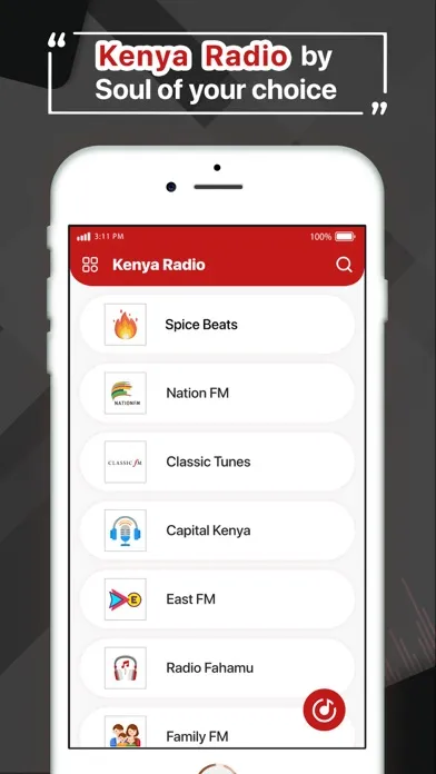 Zrzuty ekranu All Kenya Radio Stations Live