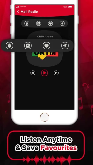 Ảnh chụp màn hình của Mali Radio Stations - Live FM