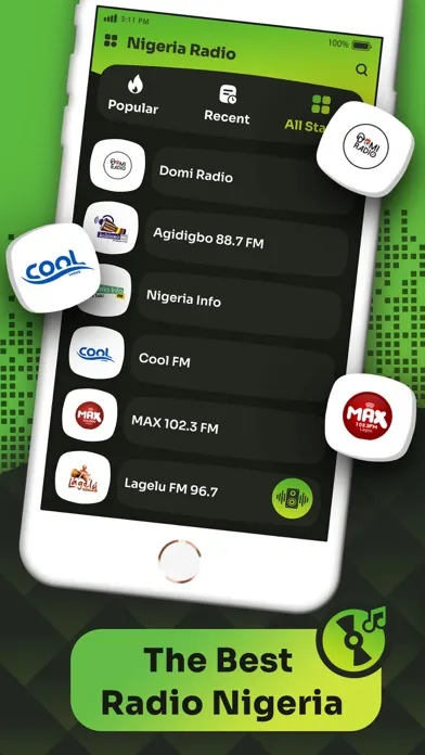 Скриншоты Nigeria Radio Stations Live FM