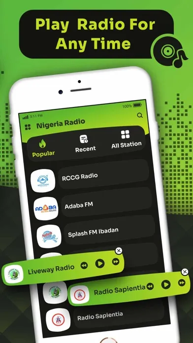 Скриншоты Nigeria Radio Stations Live FM