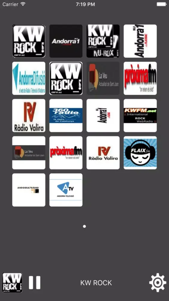 Captures d'écran de Radio Andorra - All Radio Stations