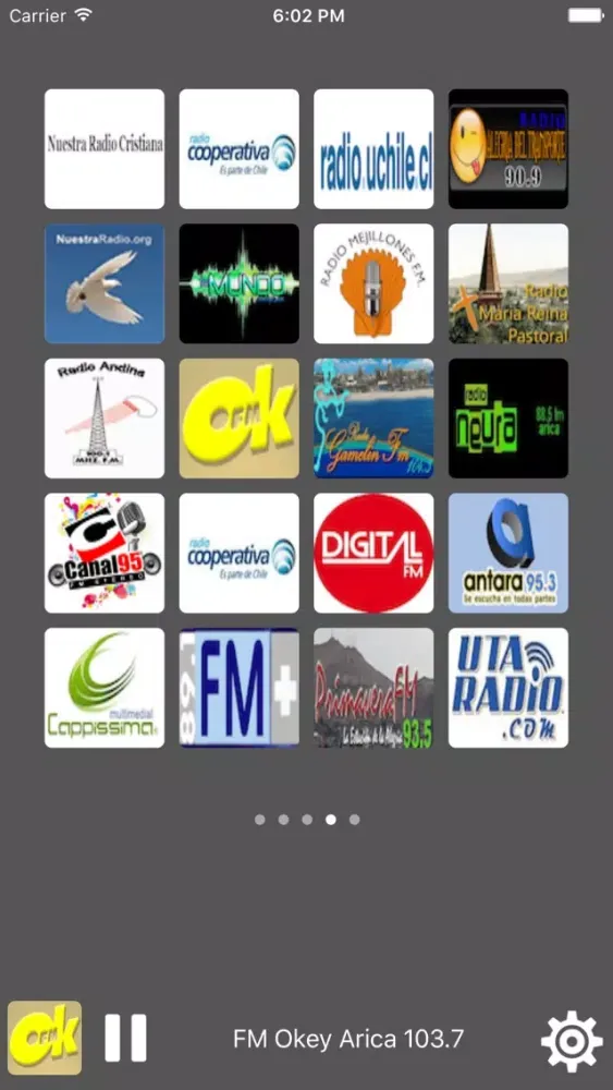 Capturas de tela do Radio Chile - All Radio Stations