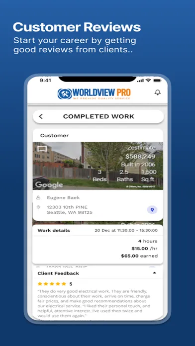 Capturas de pantalla de Worldview Pro