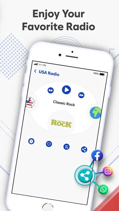 Captures d'écran de Radio USA - All Radio Stations