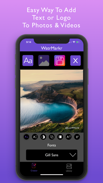 WatrMarkr سکرین شاٹس