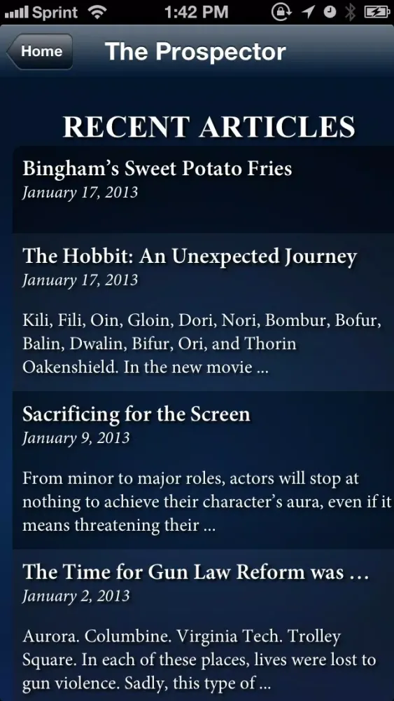 Capturas de pantalla de Bingham High School