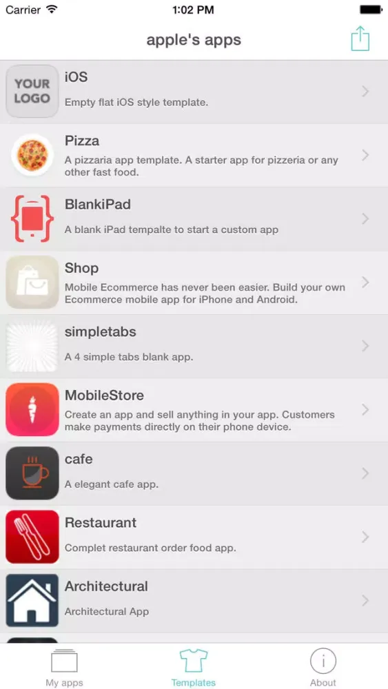 Zrzuty ekranu APP Maker CLA