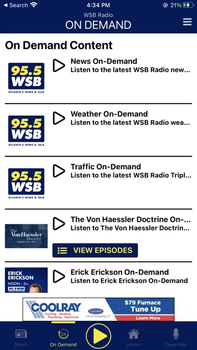 Tangkapan layar 95.5 WSB