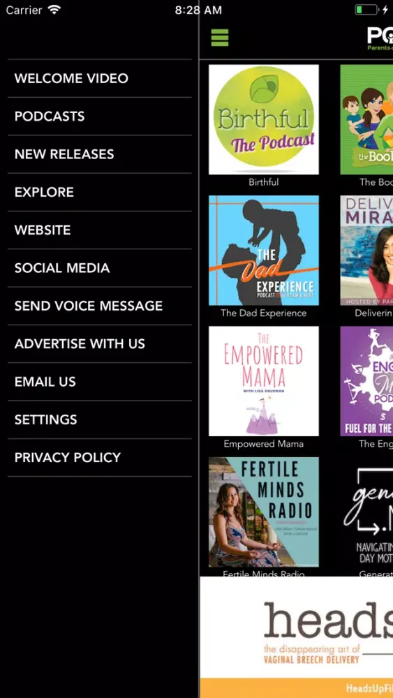Parents on Demand Network Ekran Görüntüleri