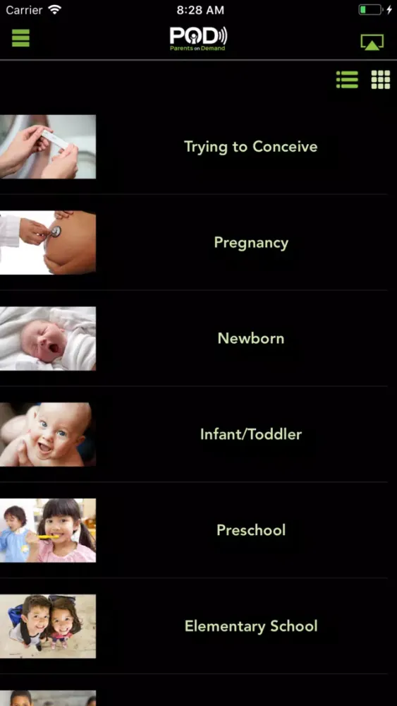 Parents on Demand Network Ekran Görüntüleri