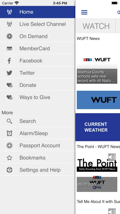 WUFT Public Media App स्क्रीनशॉट