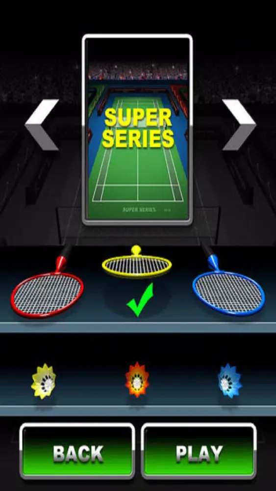 Tangkapan skrin Badminton Challenge - Smash the bird