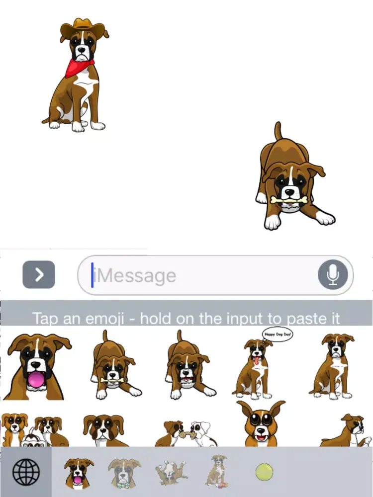 Tangkapan layar BoxerMOJI - Boxer Emojis iPad 