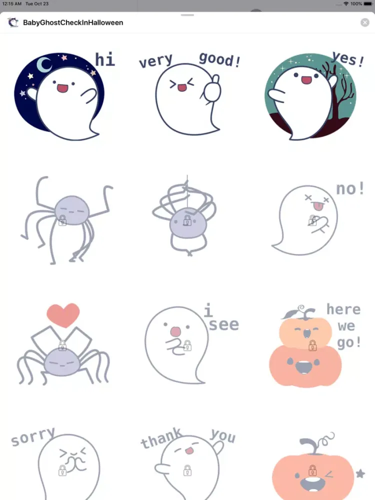 Baby Ghost Check In Halloween iPad  Ekran Görüntüleri