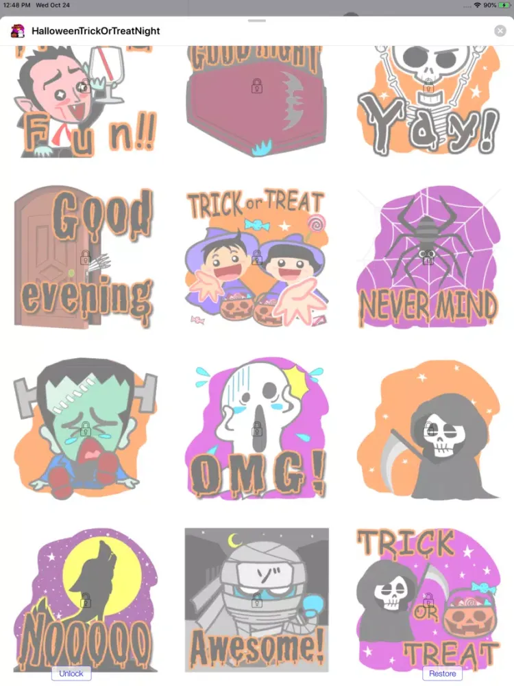 Halloween Trick Or Treat Night iPad Screenshots