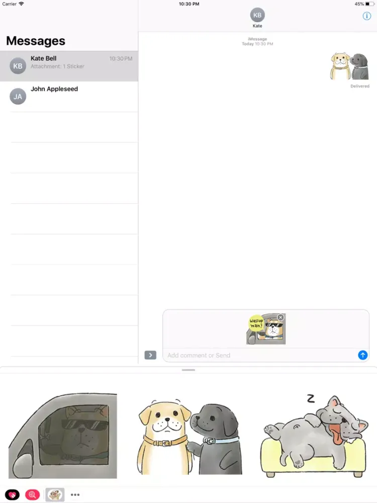 Little Corgi Stickers Pack iPad  স্ক্রিনশট