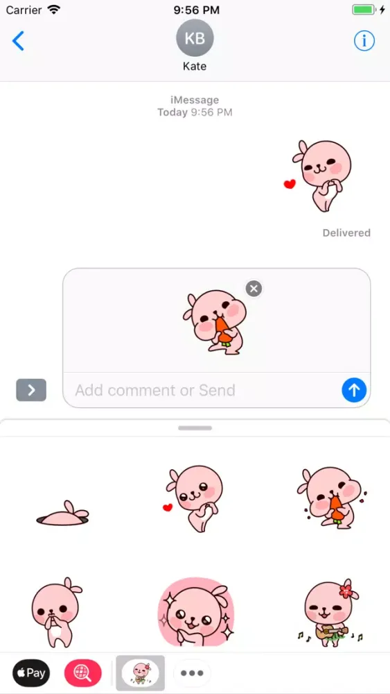 Скриншоты Little Peanut Boy Moving Emoji