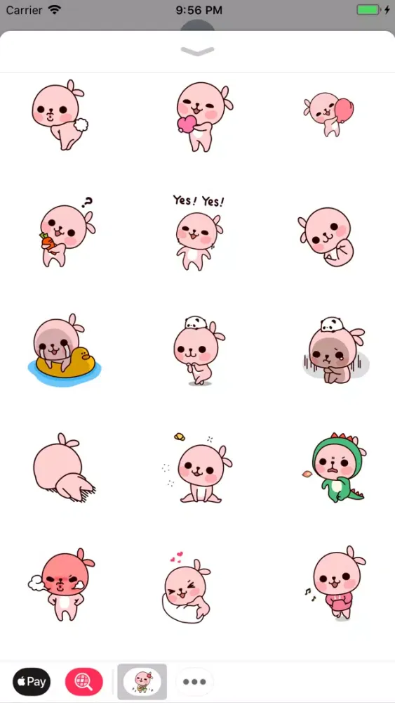Скриншоты Little Peanut Boy Moving Emoji