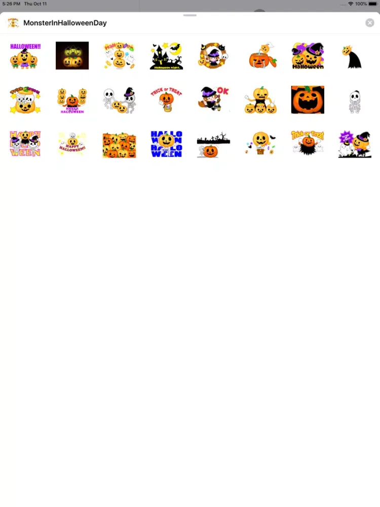 Monster Pumpkin In Halloween iPad  Screenshots