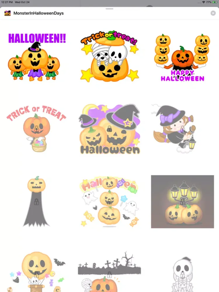 Monster Pumpkin In Halloween iPad  Screenshots