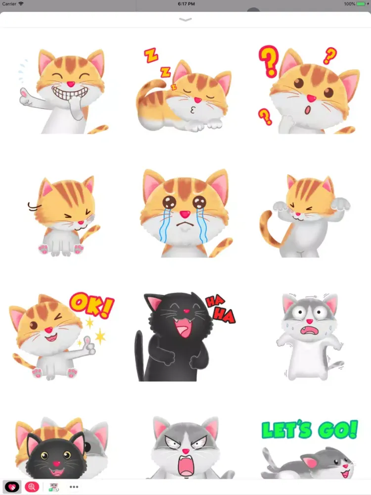 Mr Meow Stickers Pack iPad 應用截圖