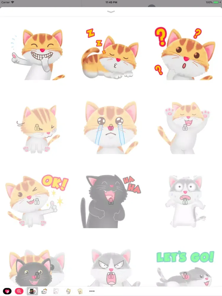 Mr Meow Stickers Pack iPad 應用截圖