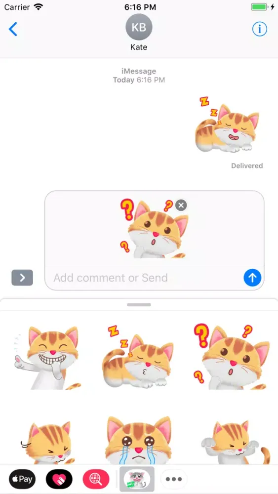Mr Meow Stickers Pack應用截圖