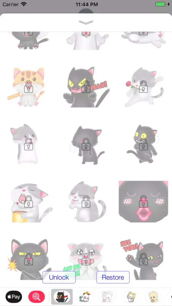 Mr Meow Stickers Pack應用截圖