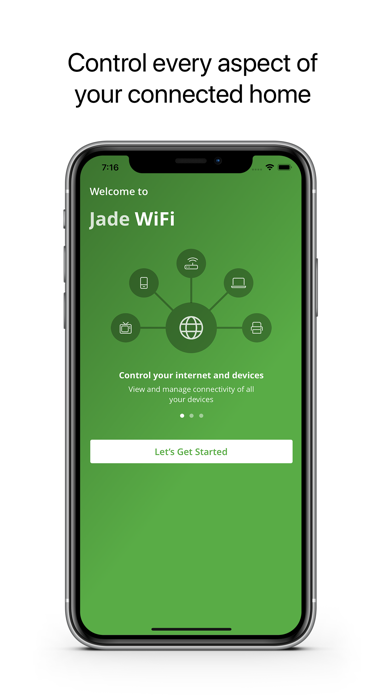Capturas de tela do Jade WiFi