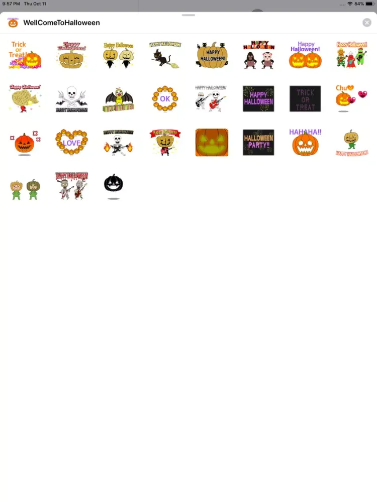 Capturas de pantalla de Well Come To Halloween iPad 