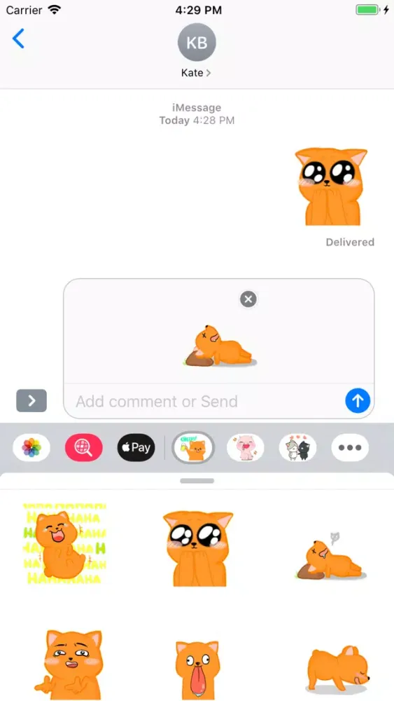 Tangkapan skrin Yellow Labrador Dog Stickers