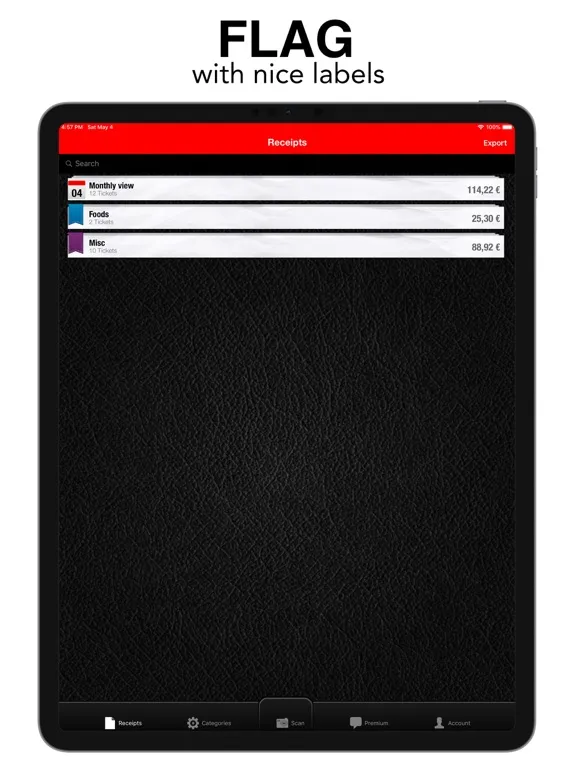 Capturas de pantalla de Scanner App: Scan Ticket iPad 