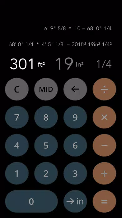 Imperial Calculator سکرین شاٹس